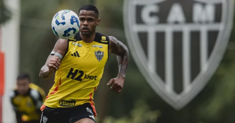 Júnior Santos: De fora dos planos a opção no Atlético-MG, atacante vive expectativa por estreia no ano